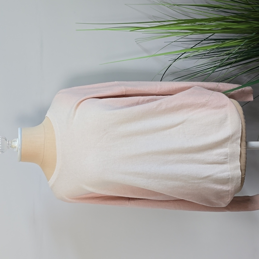 Vince Vertical Dip-dye Crewneck Sweater